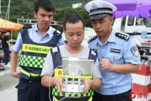 深圳无人机高速路执勤 1小时抓拍20多宗违法