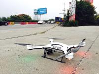 无人机上阵国庆巡逻：不放过任何一个违规车辆