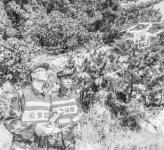 无人机巡山护鸟