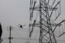 臻迪PowerQuad II 四旋翼无人机顺利完成江苏特高压线路清障任
