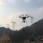 无人机护航高“速”用电 精细巡检多段高压输电线