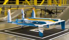 英国亚马逊开始无人机送货，只要13分钟就能送到家门口