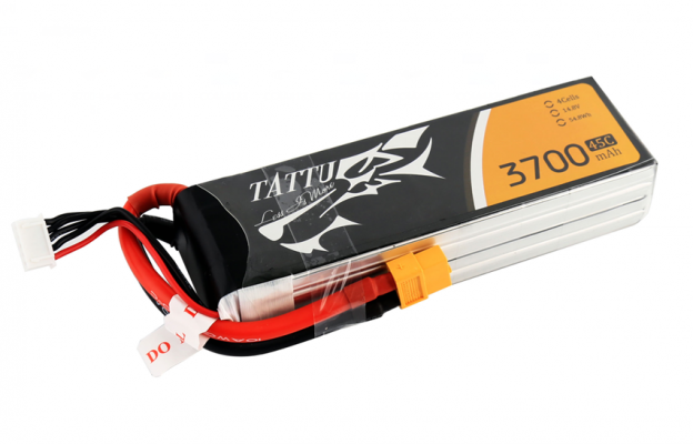 格瑞普 TATTU 格氏 14.8v 4S 45C 3700mah 穿越机FPV聚合物锂电池