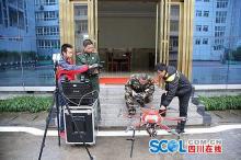 四川消防用无人机"服役" 既可灾害预警又可查火情