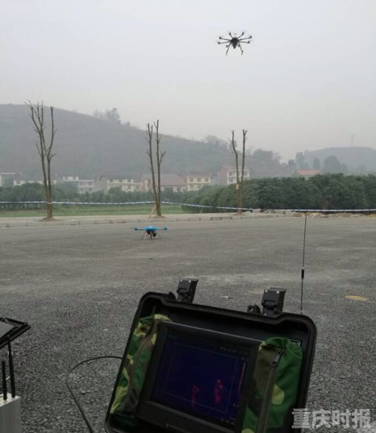 重庆造无人机投入实战应用，参与拯救轻生者