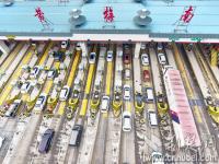 鄂东高速首次运用无人机航拍技术应对春运返程“井喷”