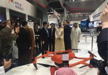 中国新型无人机亮相阿布扎比国际防务展