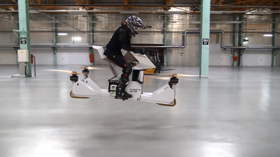 【视频】俄罗斯无人机公司展示全新飞行摩托Scorpion-3