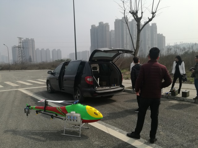 四川溉亚植保无人机现场飞行演示