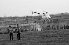 无人机助力冬小麦返青