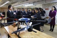泰国公主诗琳通参观北大科技项目IKING工业级无人机系统