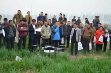 深远世宁亮相安徽农垦系统高效植保机械推介会