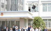 无人机上阵，力挺叶县政法讲评现场会