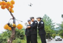 四川达州公安交警支队启用无人机空中执勤