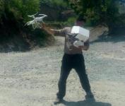 潼关县矿山生产综合执法局借用无人机加强矿山巡查