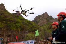 北京：六翼无人机山间飞线，引来河北3700万千瓦电