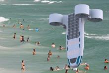 水陆两栖救生无人机，以后游泳不怕溺水了