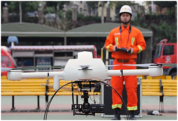 深圳多功能警用无人机协助公安干警抓捕逃犯