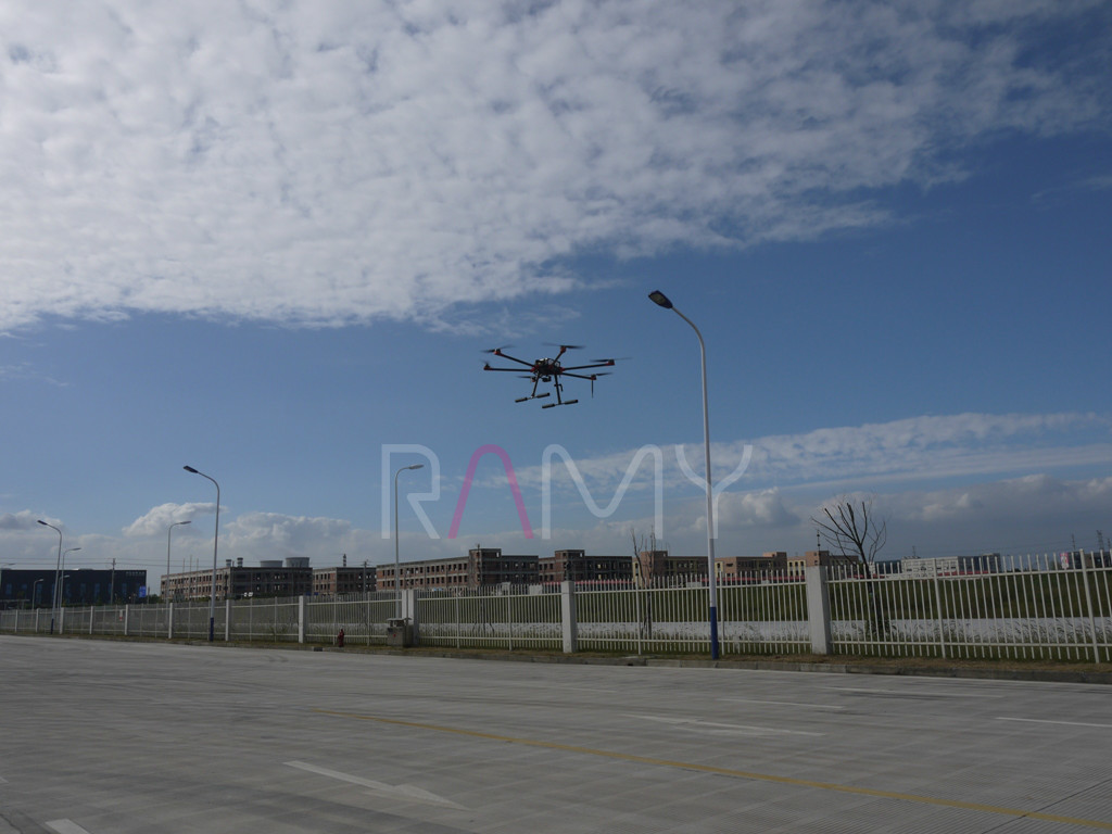 长航时60分钟定制六轴无人机飞行器 可挂喊话器 探照灯 投弹等