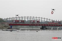 北京举行防汛实战演练 无人机成救援利器