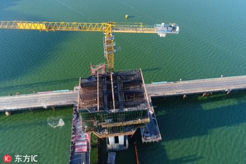 无人机航拍直击汉十高铁汉江特大桥最新进展，到武汉即将缩短至1小时