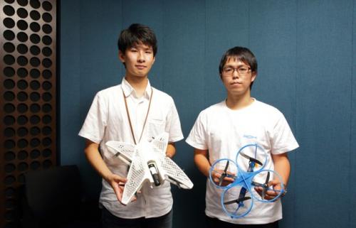 地震的启发 日本少年制作搜救无人机