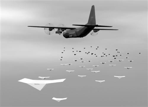 美海军研制新概念微型无人机集群