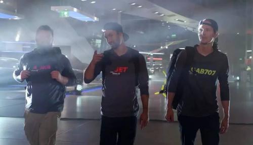 宝马总部的无人机竞速赛