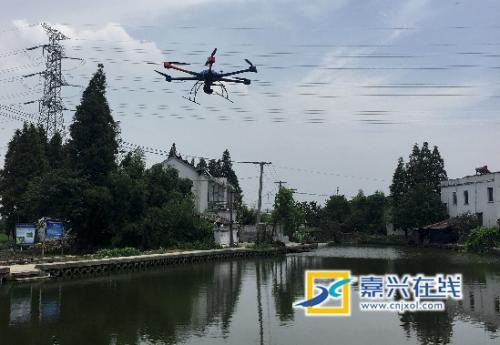 嘉善利用无人机实现“精准治水”