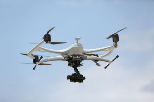 智能安防 科技强警 哈瓦无人机降落亚欧安博会