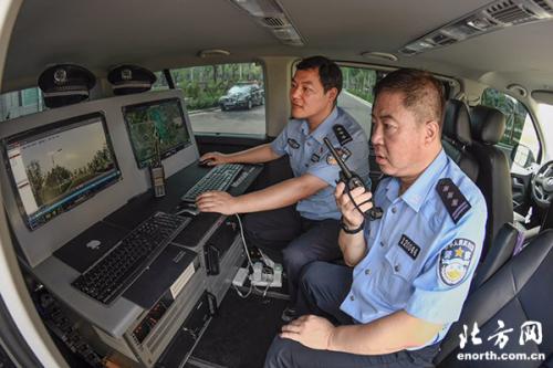 天津警方装备无人机反制车 投入全运会安保工作