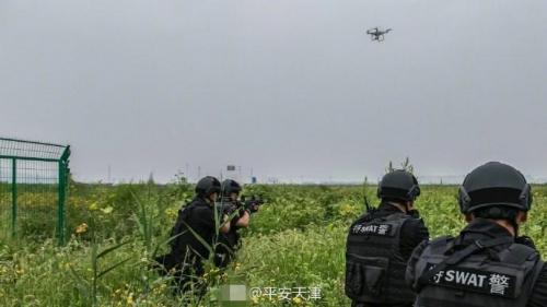 催泪弹无人机 天津“特警力量”来了