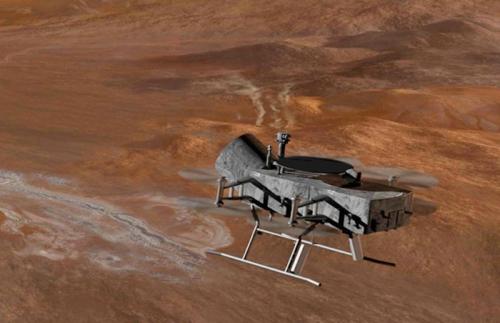 双四旋翼无人机“蜻蜓”：专为土卫六飞行打造