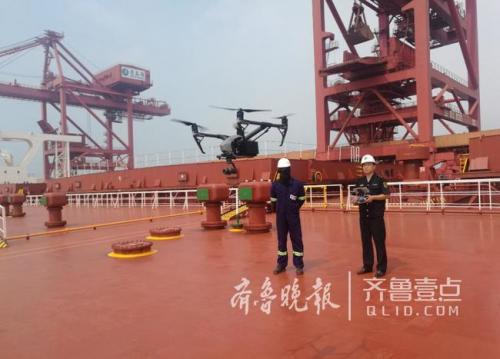 辅助观测船舶水尺，港口检验检疫用上无人机