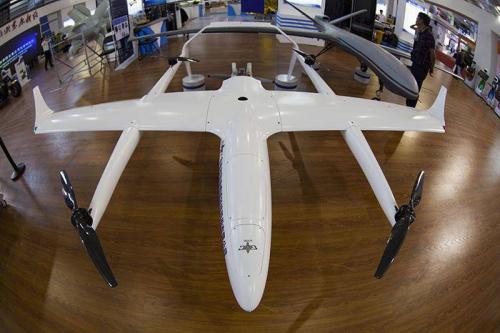 吉林长春：大型无人机亮相第11届东北亚博览会