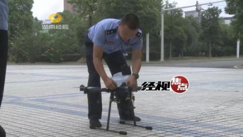 国内首批“无人机交警队”成立 湖南5市投入使用