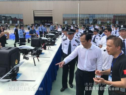 山河“云翼”警用无人机亮相反恐怖跨区域演练