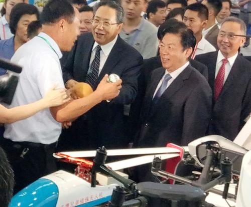 2017安徽农交会 植保无人机助力智慧农业发展