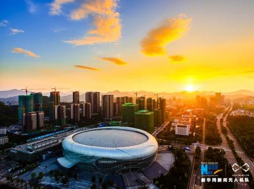 无人机发现"广州鸟巢" 原来长这样