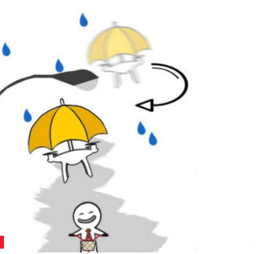 下雨咱别怕，无人机为你撑伞 “遮风挡雨”