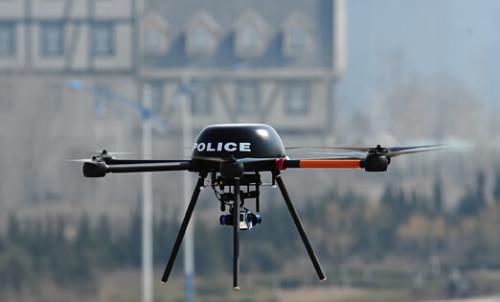 西安警方开启立体式安保 36架警用无人机确保安全