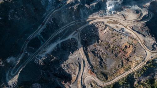 航拍照片：无人机拍摄下的露天矿全貌，跟在地面看感觉不一样