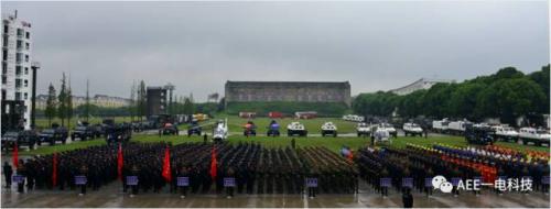 AEE无人机系统F600参演安徽省“江淮利剑2017”反恐演练