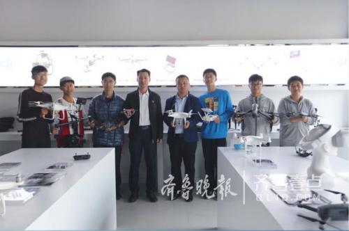 烟台高校首个无人机与智能机器人大学生社团成立