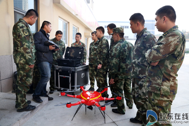 福山消防新购航拍无人机 增添灭火救援空中力量