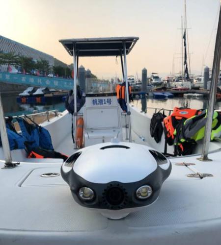 当PowerRay水下无人机遇上深圳游艇展，可以怎么玩儿？