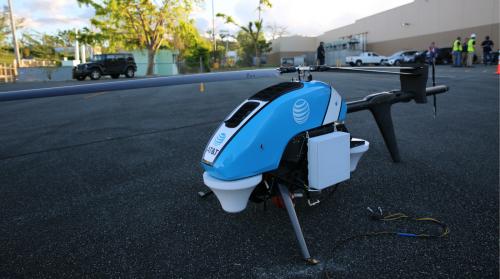 谷歌气球的队友来了， AT&T 用无人机让灾区群众顺利上网