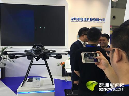 轻准科技“察打一体无人机”亮相高交会 率先迈出军民融合新路