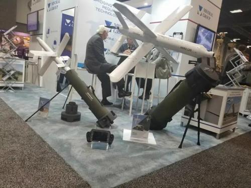 迫击炮中发射的无人机