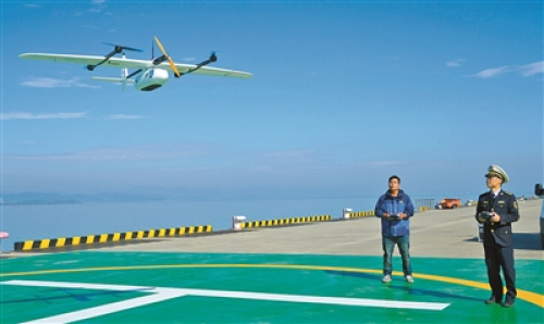 宁波：海洋执法“空地一体”扫盲区强监管